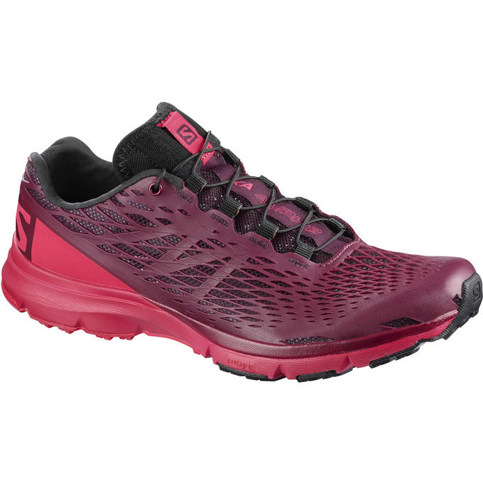 Salomon Singapore Womens Running Shoes - XA AMPHIB W Burgundy | 30872-YWZM